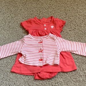 Carters baby girl going home outfit